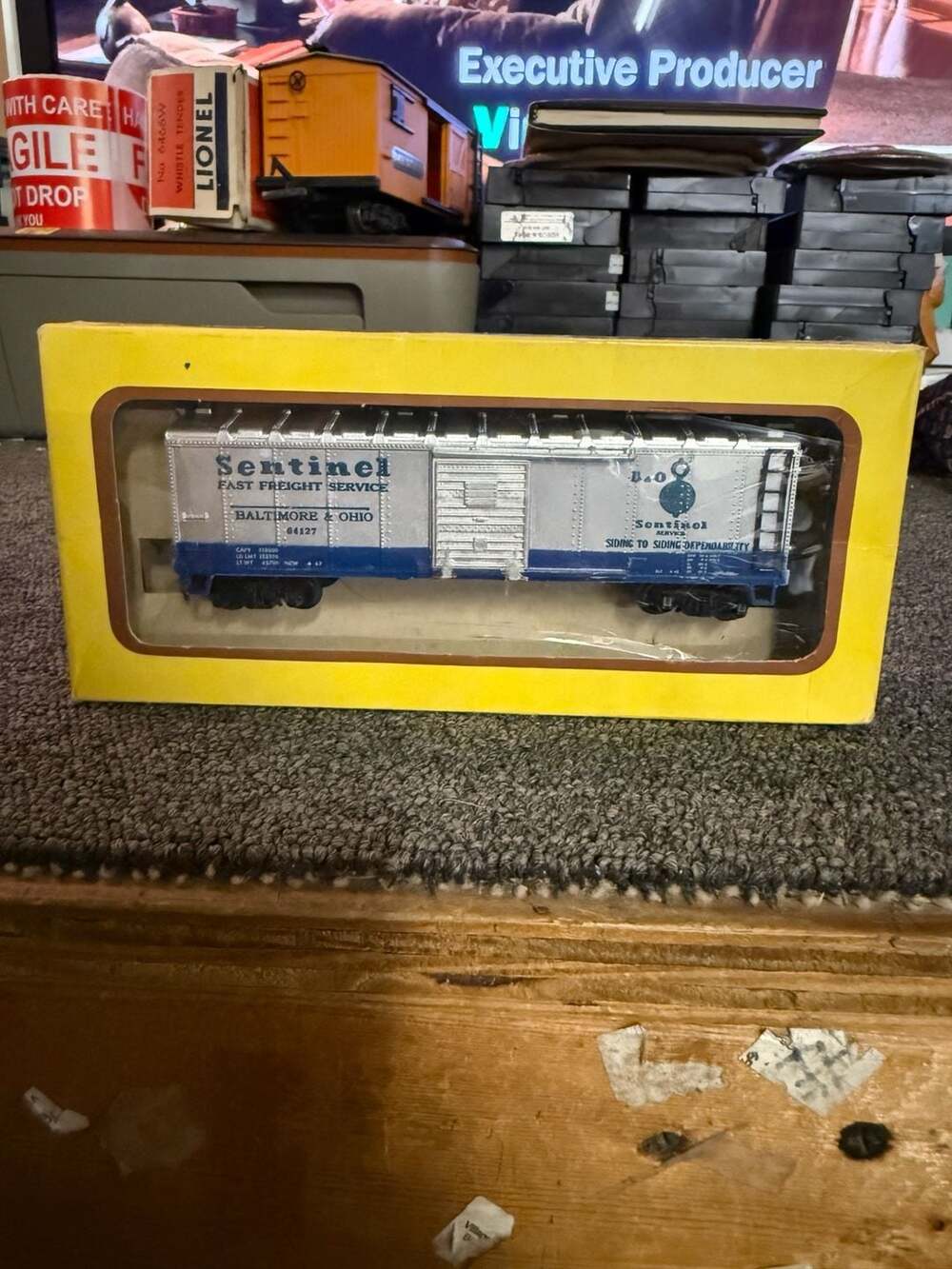 Model Power HO Scale Baltimore & Ohio Sentinel Fast Freight Service Box Car 600-